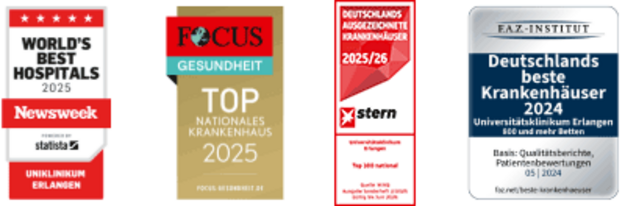 Siegellogos von NW,FAZ,stern,FOCUS
